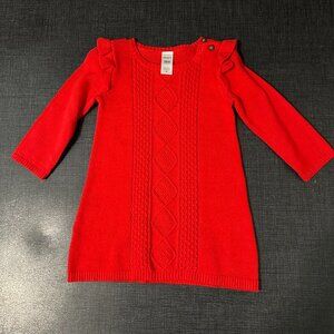 Cable Knit Sweater Dress - 18 month